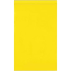 6 x 9" - 2 Mil Yellow Reclosable Poly Bags