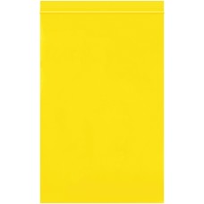 6 x 9" - 2 Mil Yellow Reclosable Poly Bags