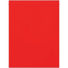 8 x 10" - 2 Mil Red Reclosable Poly Bags