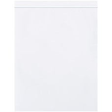 8 x 10" - 2 Mil White Reclosable Poly Bags