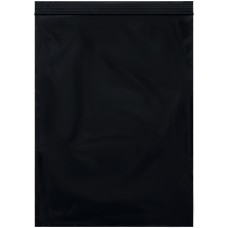 9 x 12" - 2 Mil Black Reclosable Poly Bags