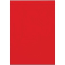9 x 12" - 2 Mil Red Reclosable Poly Bags