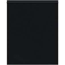 10 x 12" - 2 Mil Black Reclosable Poly Bags