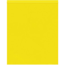 10 x 12" - 2 Mil Yellow Reclosable Poly Bags