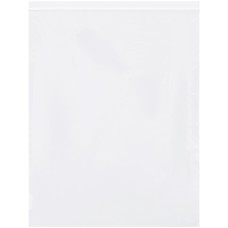 12 x 15" - 2 Mil White Reclosable Poly Bags