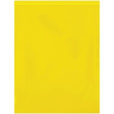 12 x 15" - 2 Mil Yellow Reclosable Poly Bags