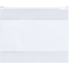 6 x 9" - 3 Mil Slide-Seal Reclosable White Block Poly Bags